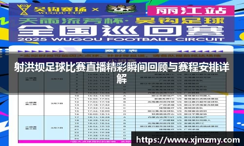 射洪坝足球比赛直播精彩瞬间回顾与赛程安排详解