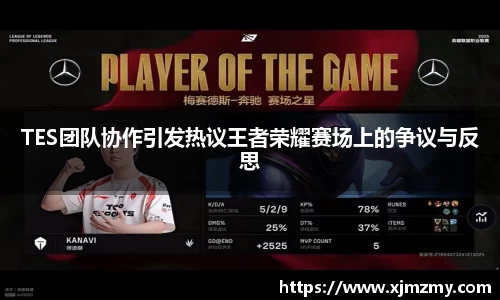 TES团队协作引发热议王者荣耀赛场上的争议与反思